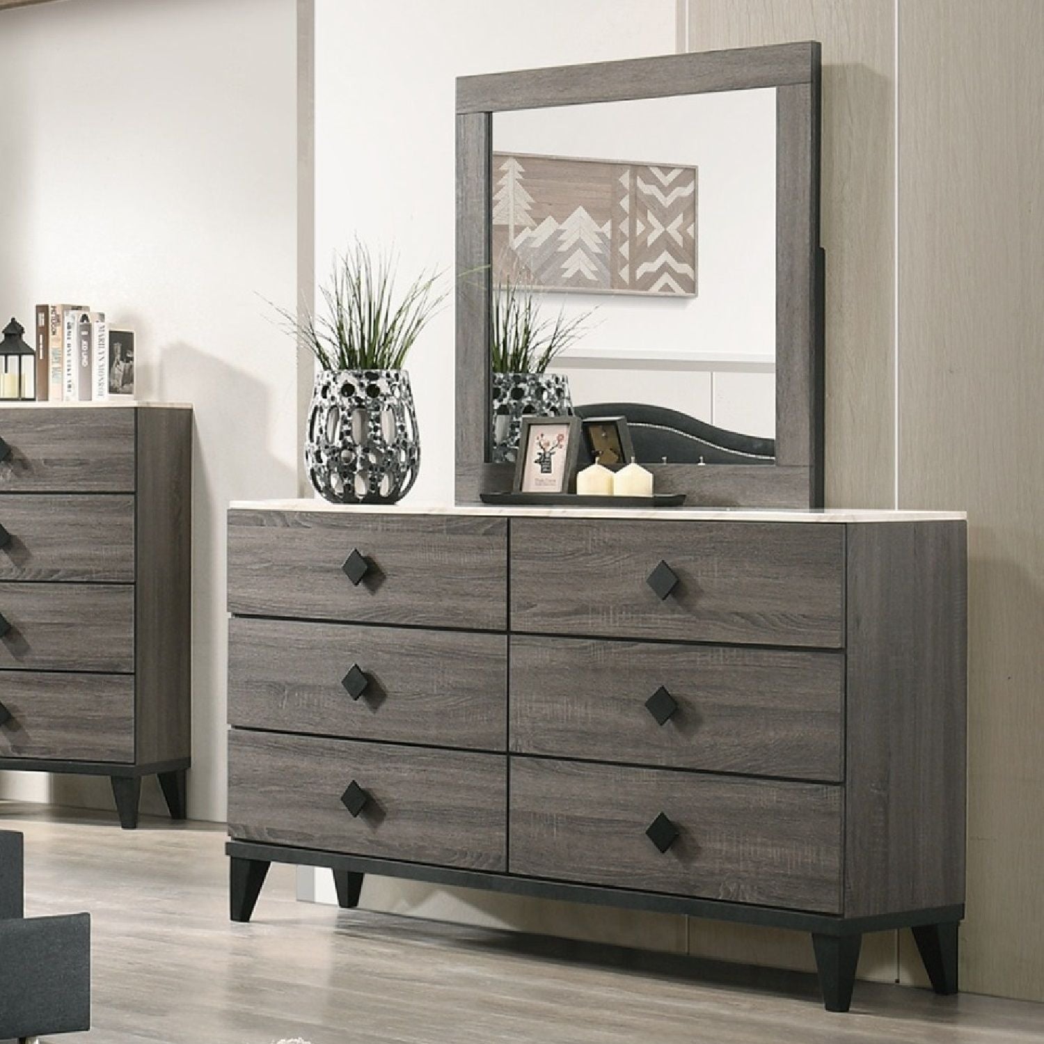 Design Dresser With 6 Drawers
