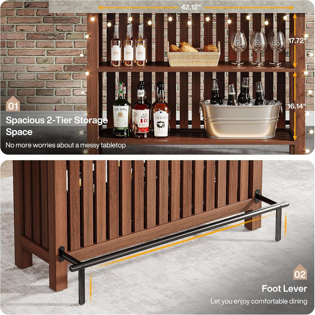 2 Tier Bar Unit, Home Pub Table