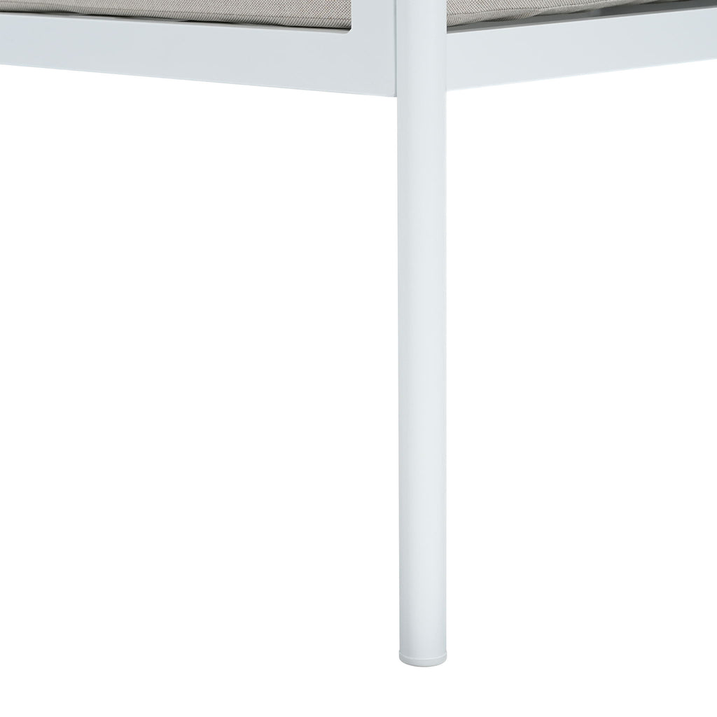 All-Weather Outdoor Dining Chair (Set of 2) - Beige / White