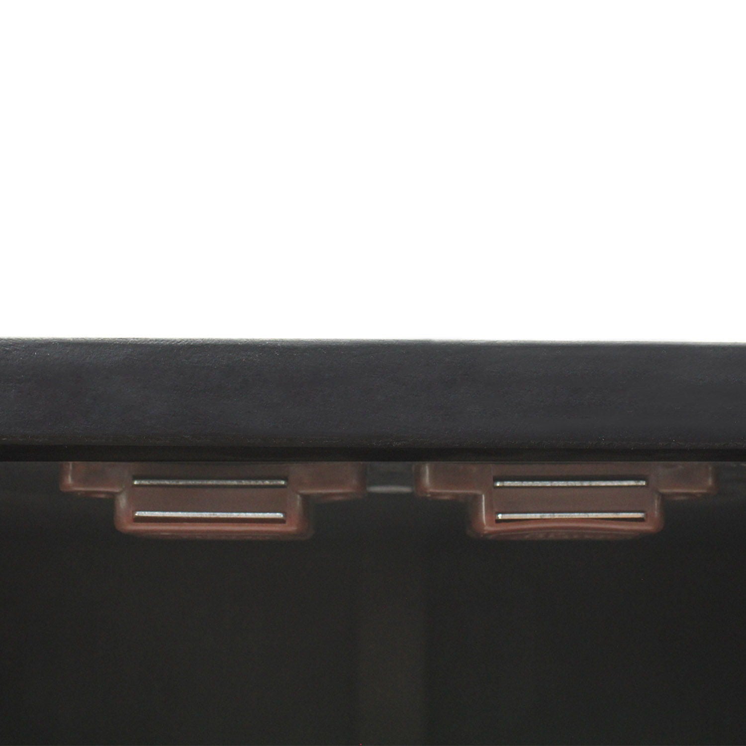 2 Door Storage Cabinet With Adjustable Shelf - Black