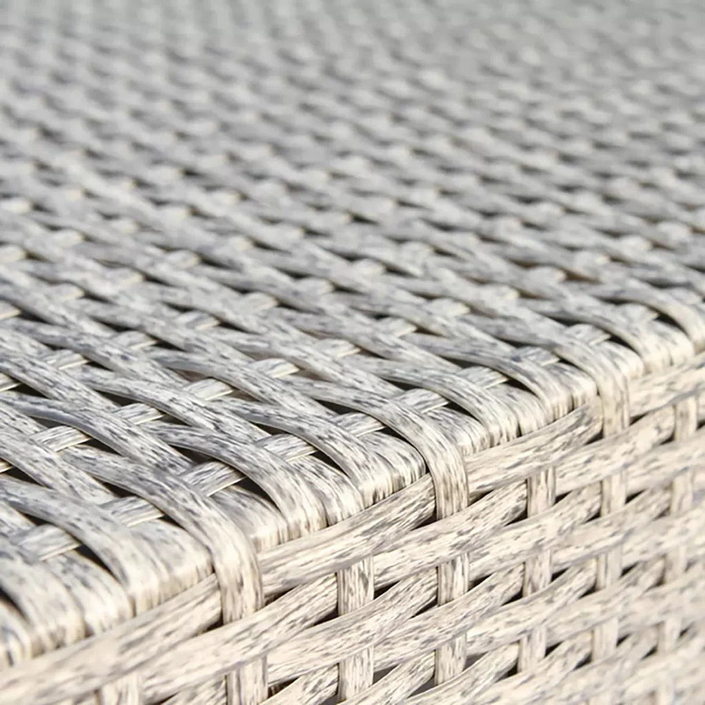 Modern Patio Wicker Loveseat With Cushions