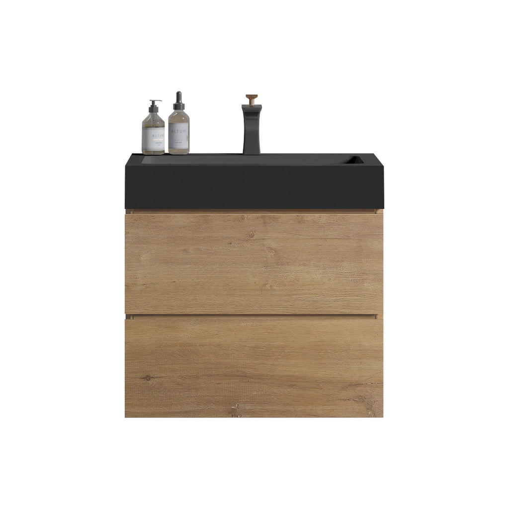 Alice - Bathroom Vanity With Sink, Large Storage, Wall Mounted