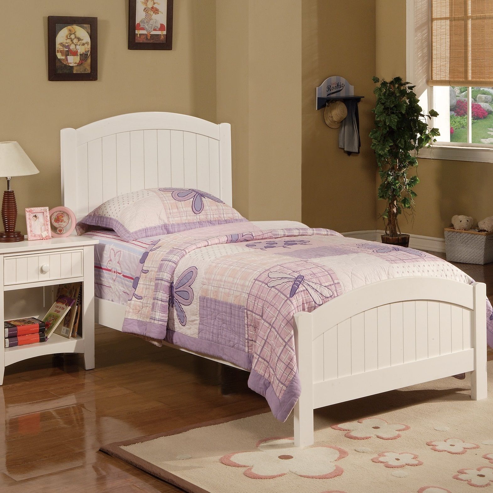 Carved Headboard Bed
