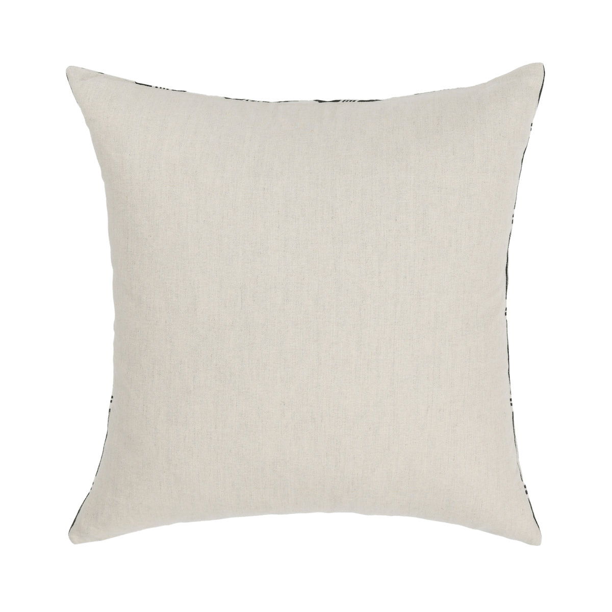 Nubia - 18" Round Pillow - Black / White