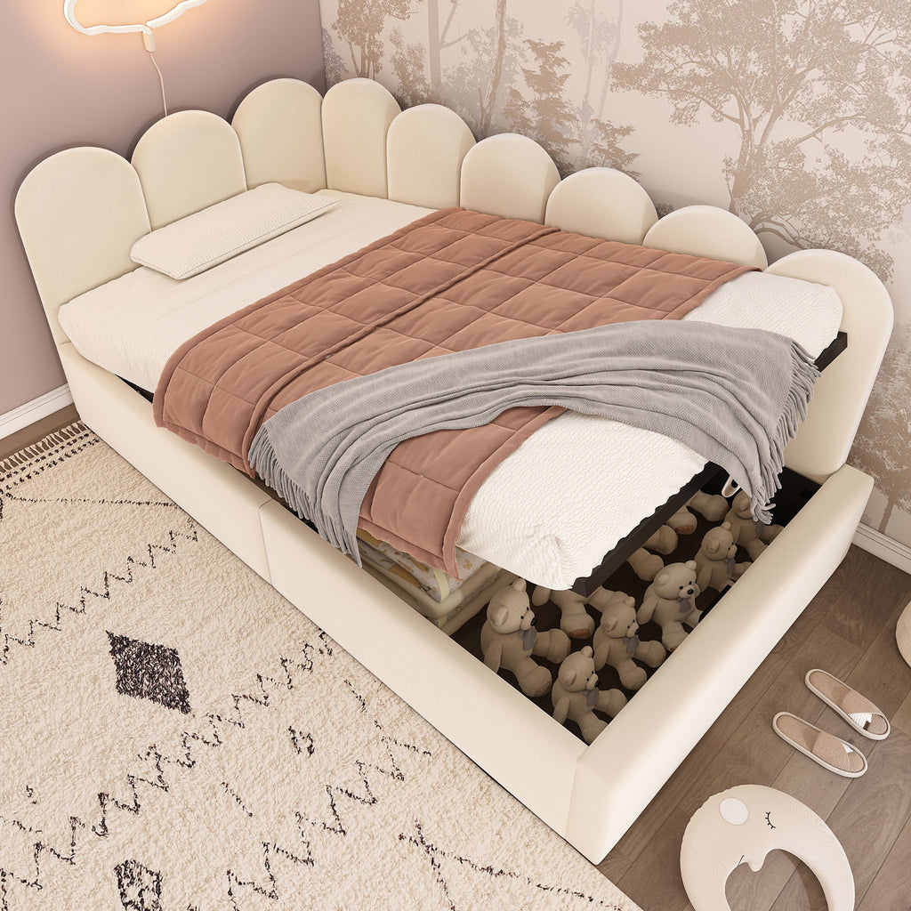 Upholstered Daybed With Hydraulic Storage