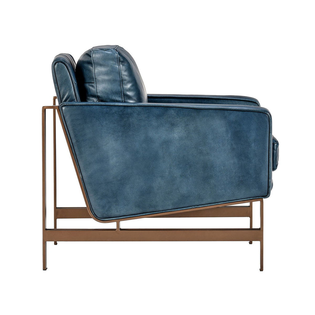 Chazzie - Club Chair - Ocean Blue
