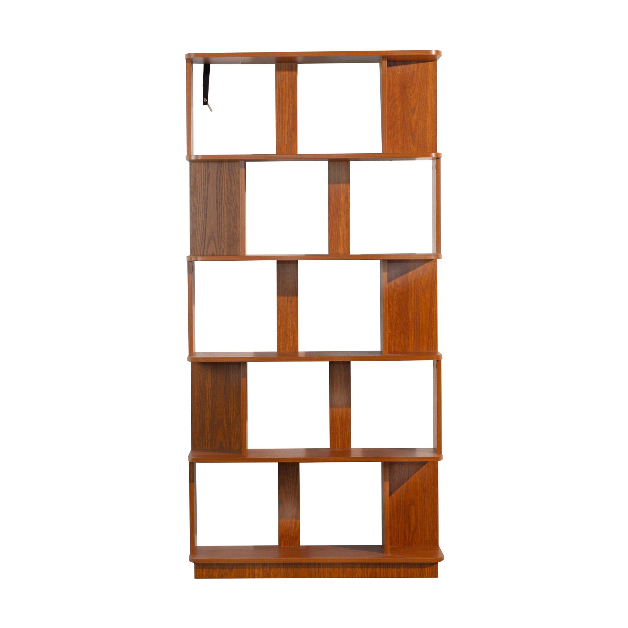 Modern 5 Tier Open Storage Bookcase