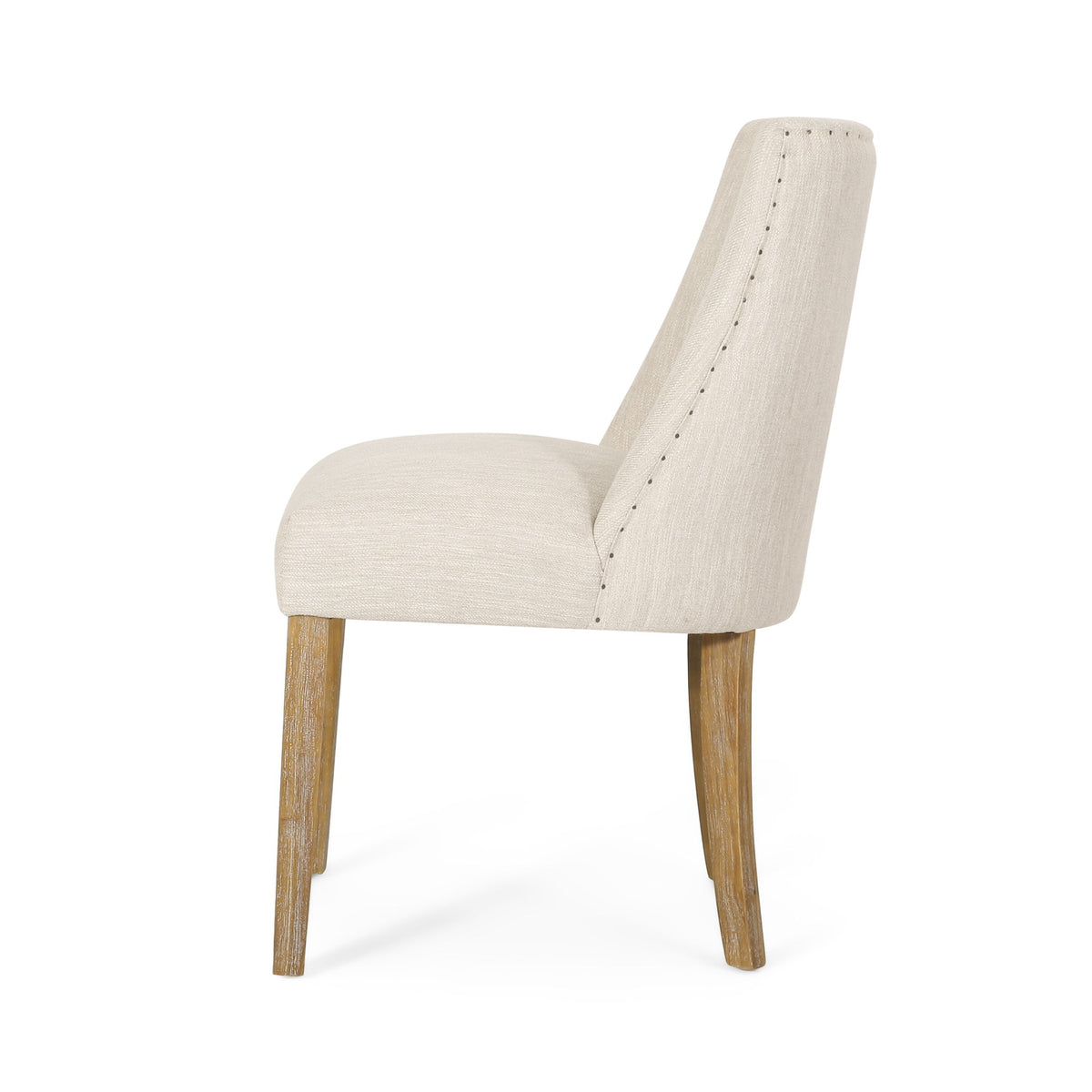 Classic Fabric Dining Chair (Set of 2) - Beige