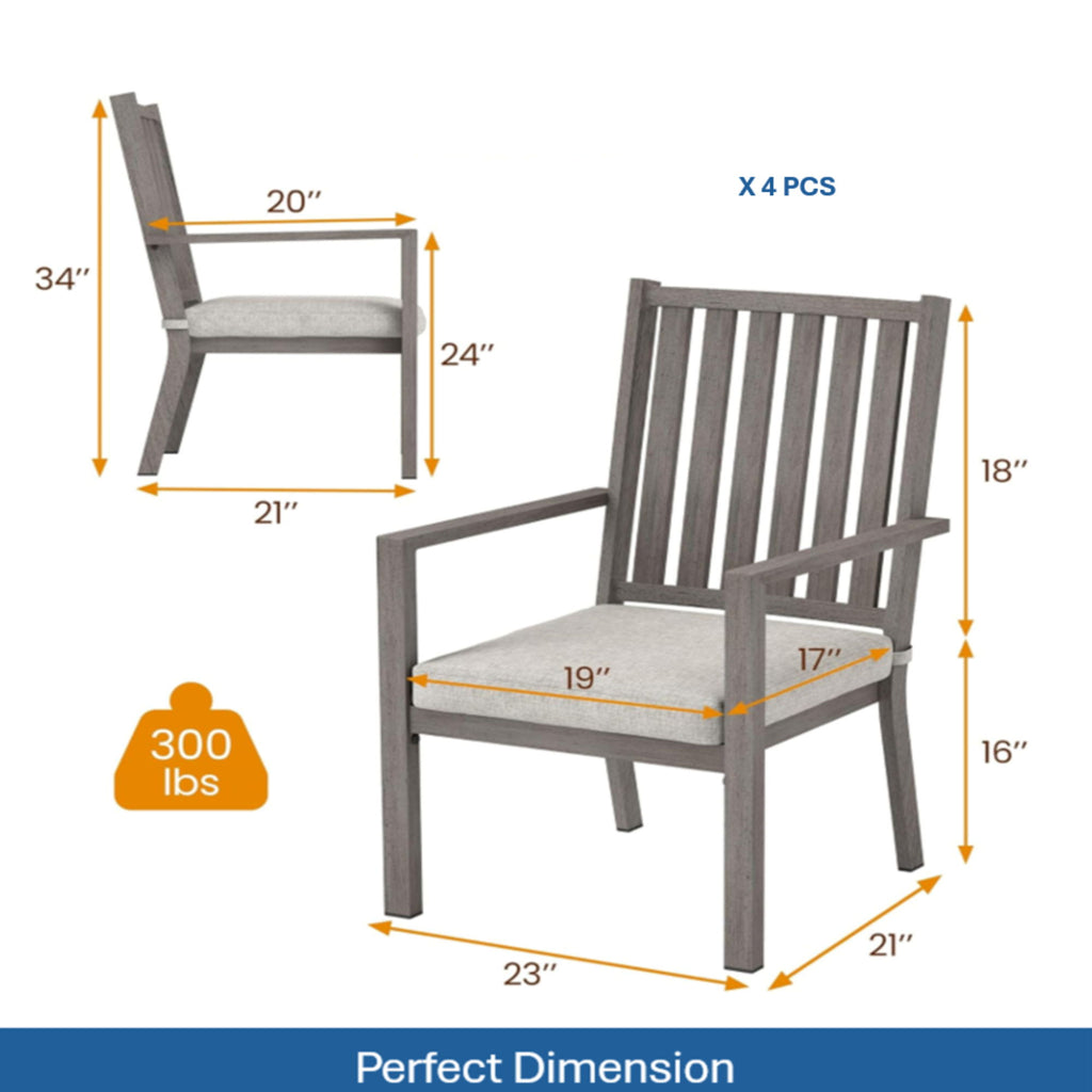 Patio Dining Chairs With Thick Cushions