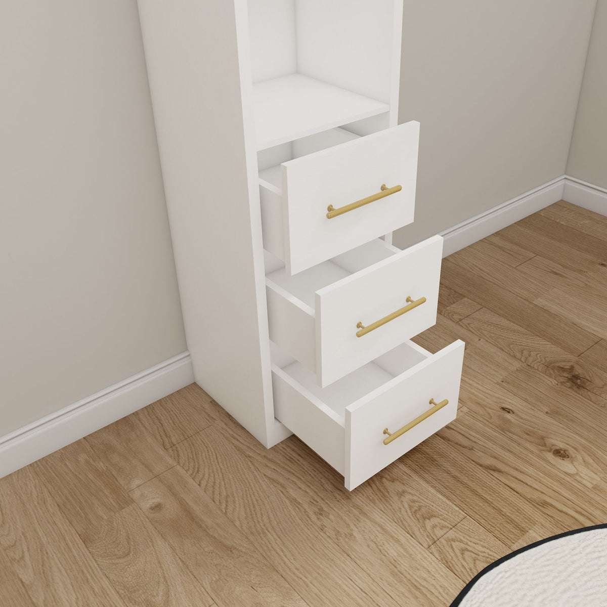 Tall Storage Cabinet With Drawers And Shelves