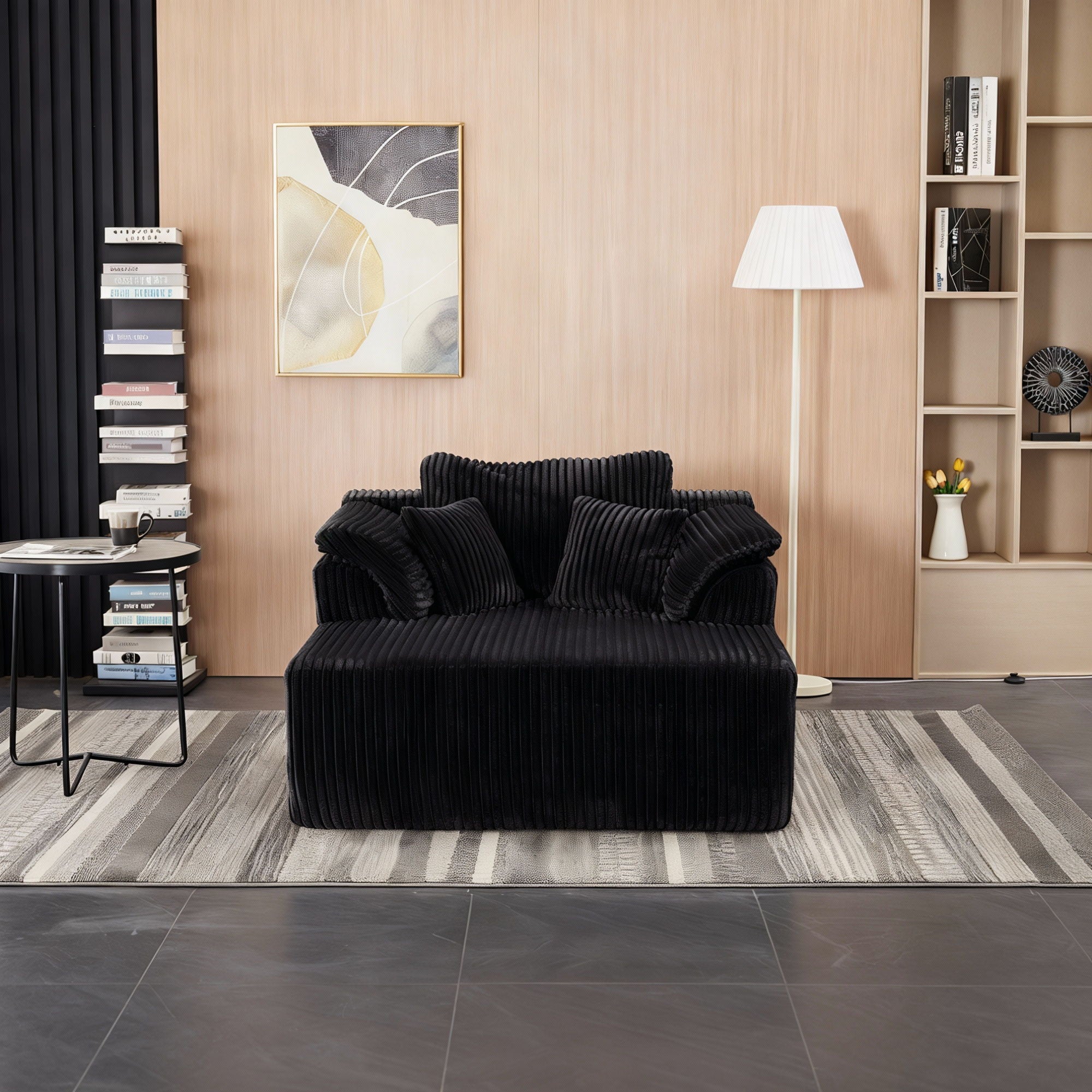 Chaise Lounge Chair, Deep Seat Sleeper Couch For Living Room