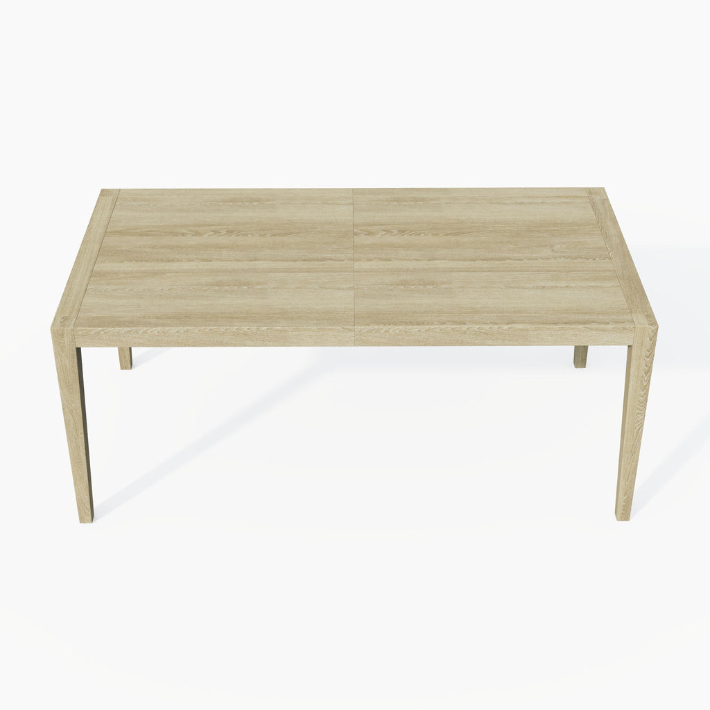 Adeline - Rectangular Dining Table With Leaves - Natural Wood Wash