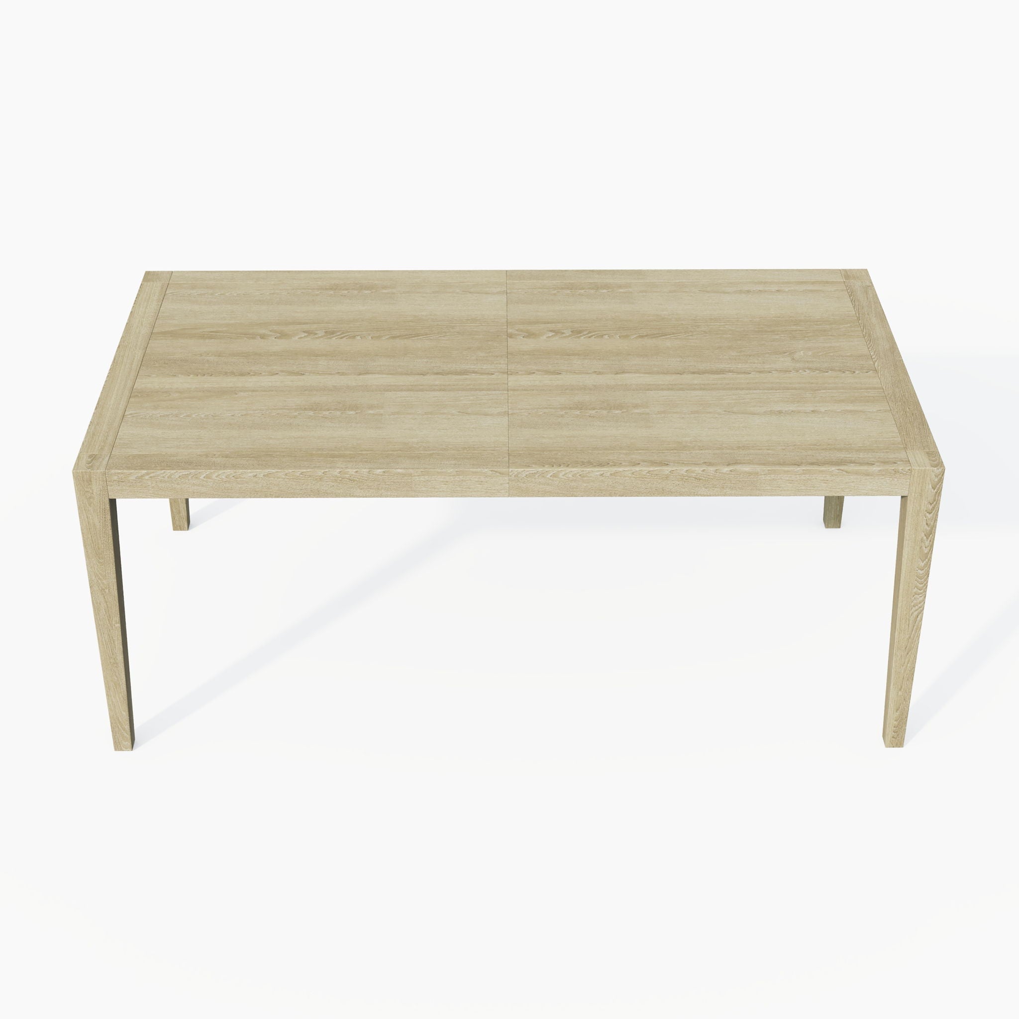 Adeline - Rectangular Dining Table With Leaves - Natural Wood Wash