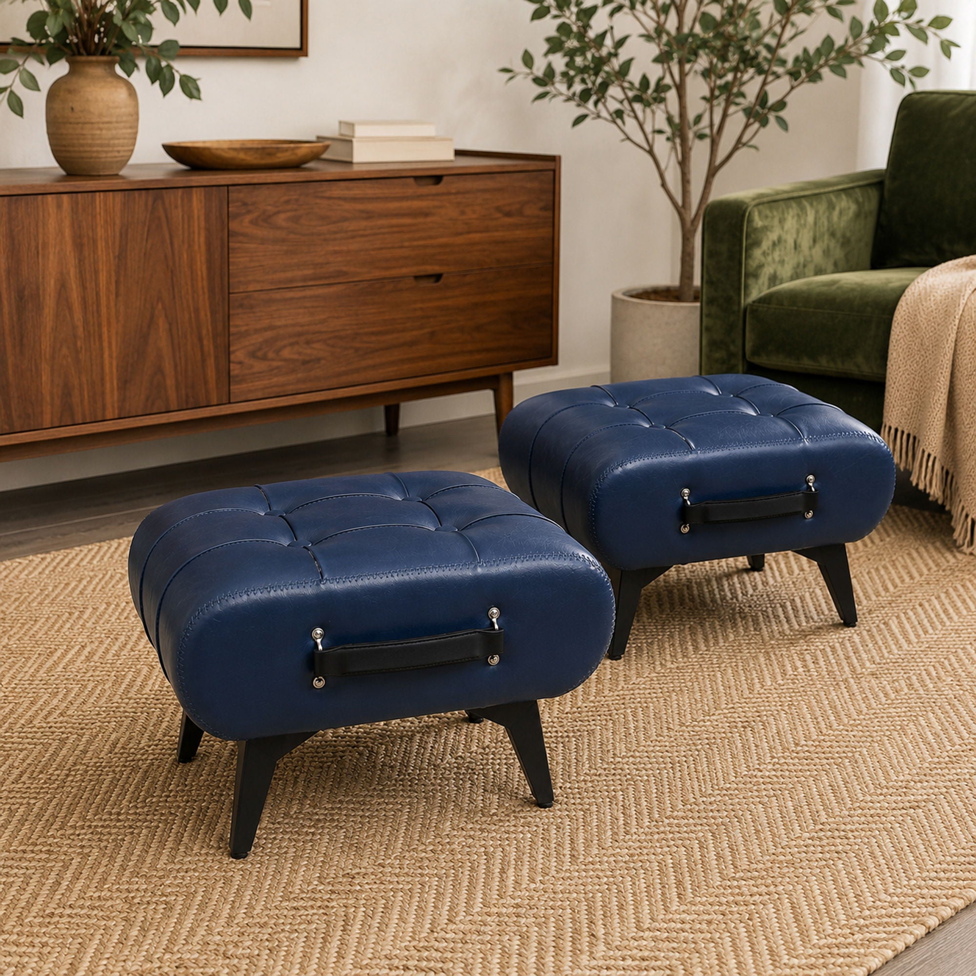 Minimalist Footstool With Hidden Storage