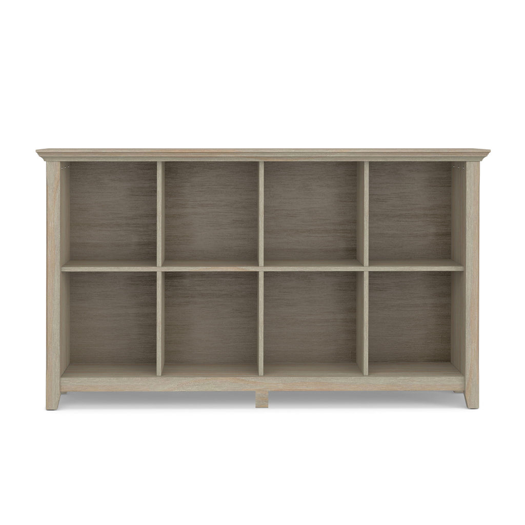 Acadian - 8 Cube Storage Sofa Table - Light Brown