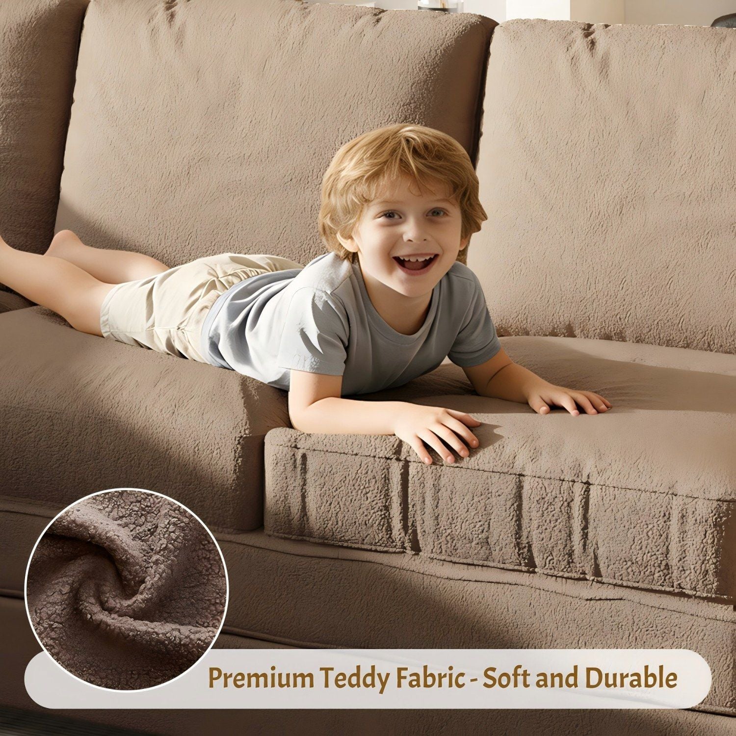 L-Shaped Couch With Pull-Out Bed, Oversize Convertible Sleeper Sofa With Side Pocket & USB Port