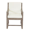 Outdoor Chair Set With Frame And Cushion For Patio - Brown