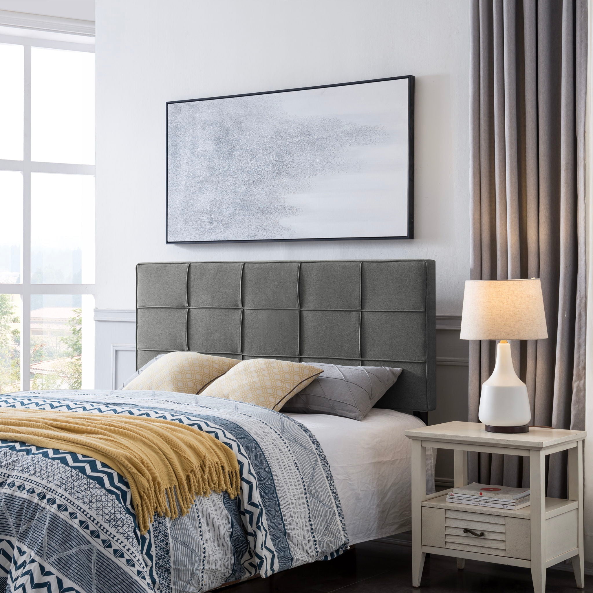 Messyah - Contemporary Upholstered Headboard