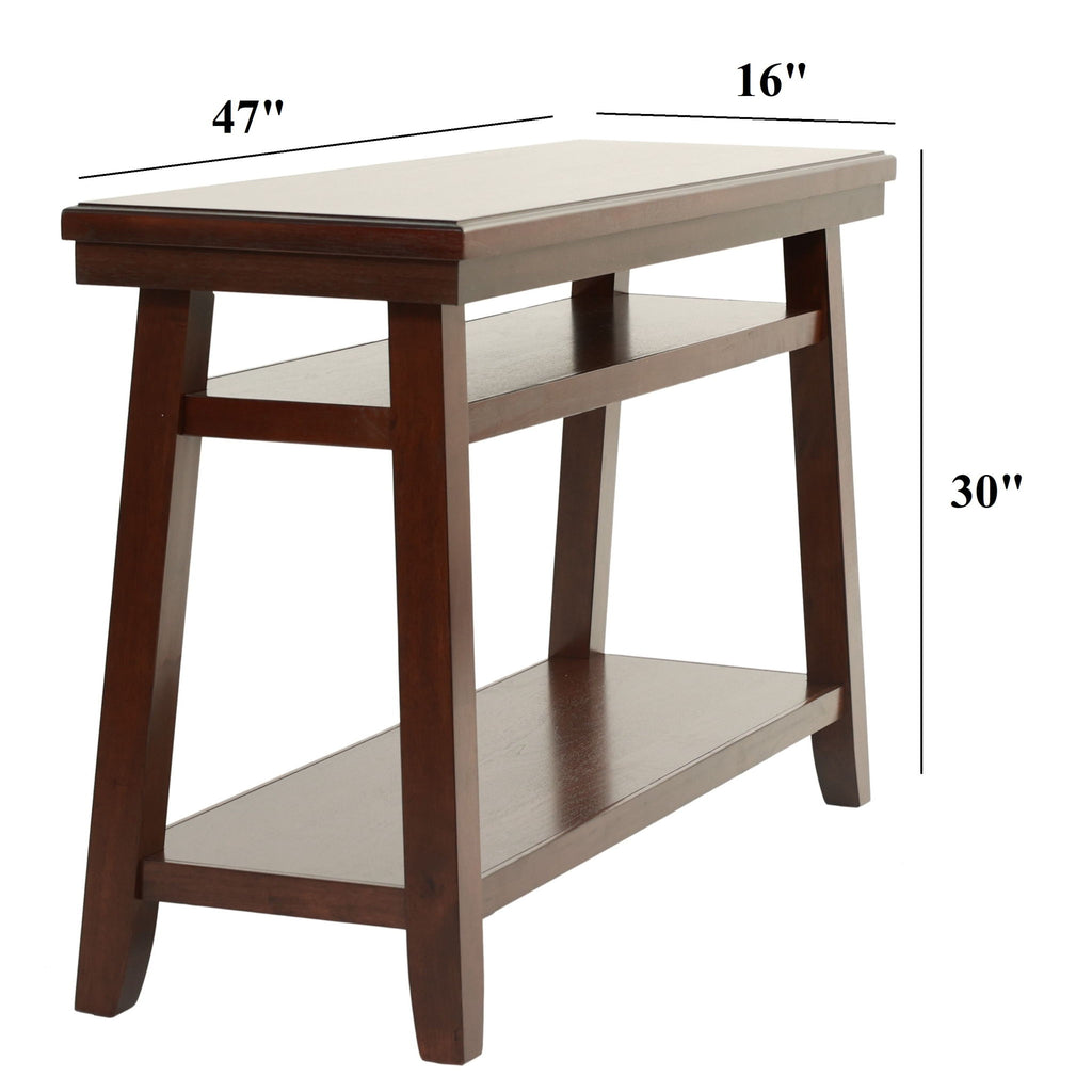 3 Piece Occasional Table Se, Coffee Table, End Table & Sofa Table - Walnut