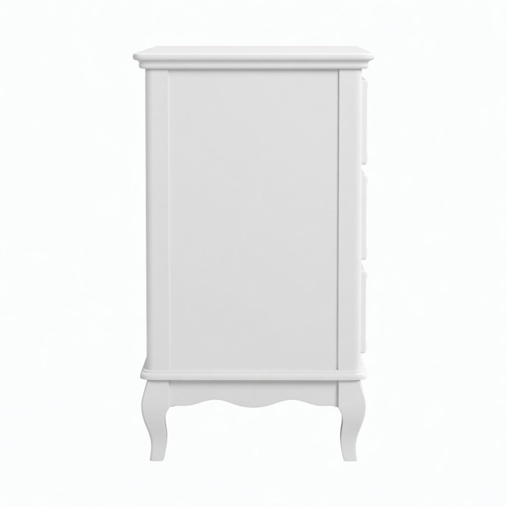 3 Drawer Dresser - White