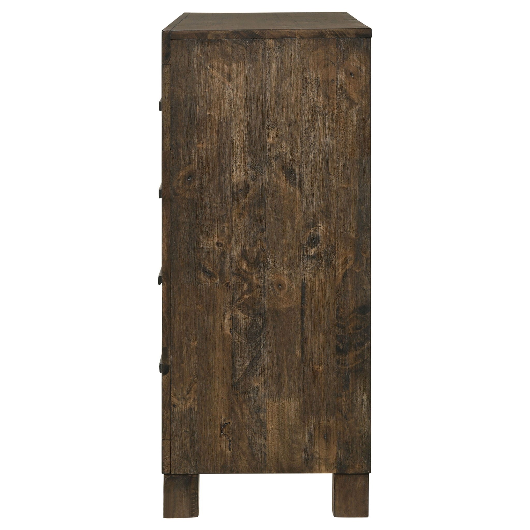 Bren - 8 Drawer Dresser With Pull Handles - Rustic