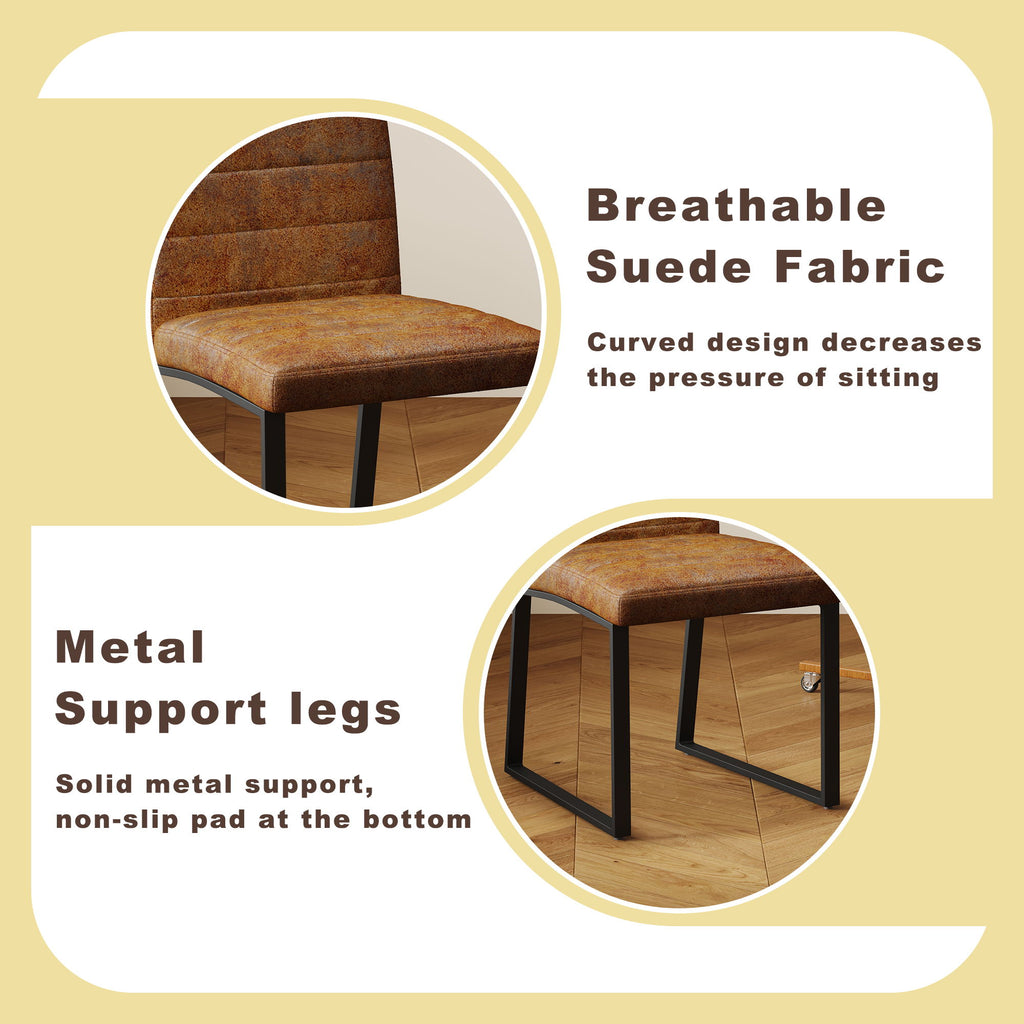Oversized Square Design Dining Chairs For Home