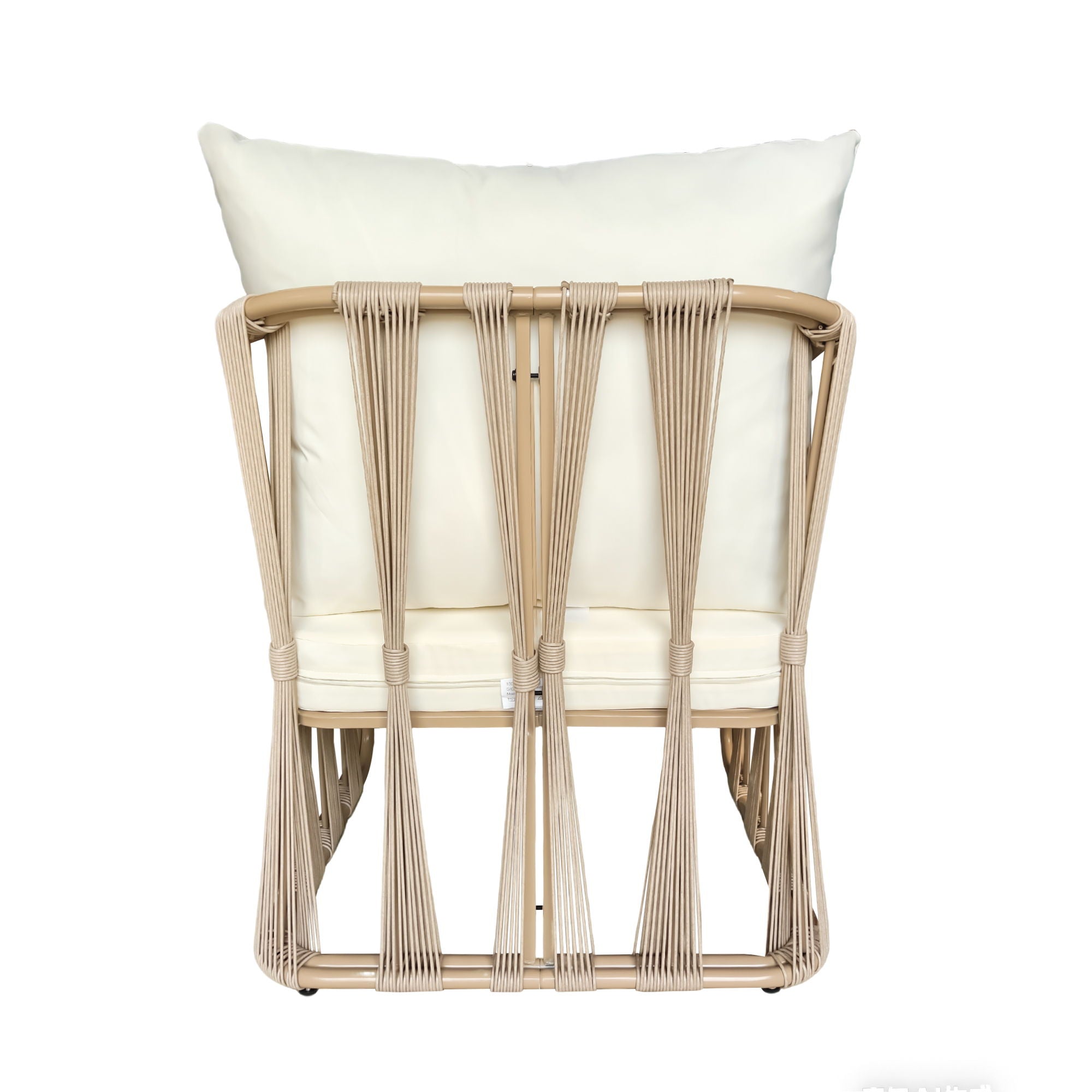 Chair With Cushion (Set of 2) - Beige