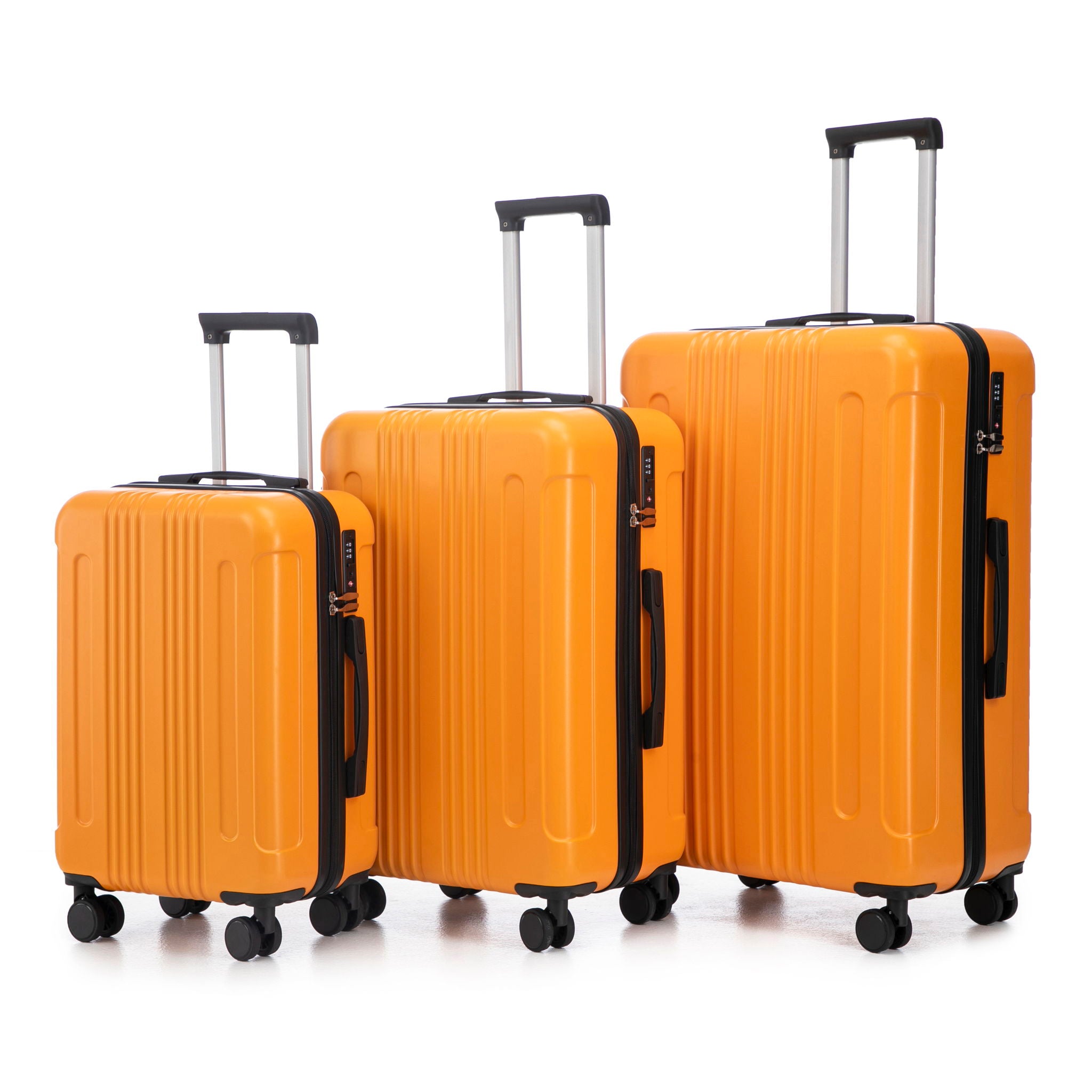 Spinner Luggage Set 20" / 24"/ 28", Lightweight Hard Shell With 360° Silent Wheels