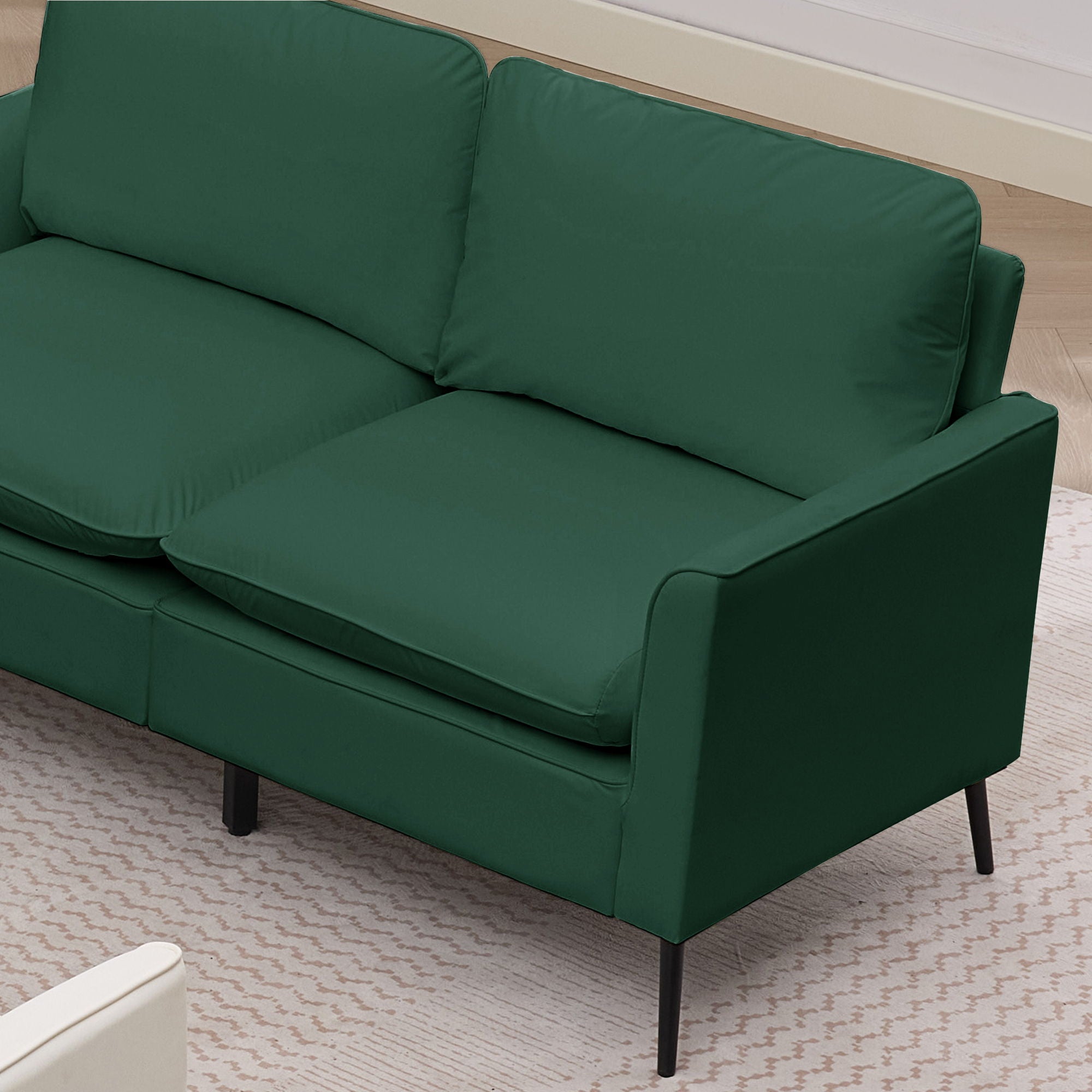 Upholstered Loveseat, For Living Room