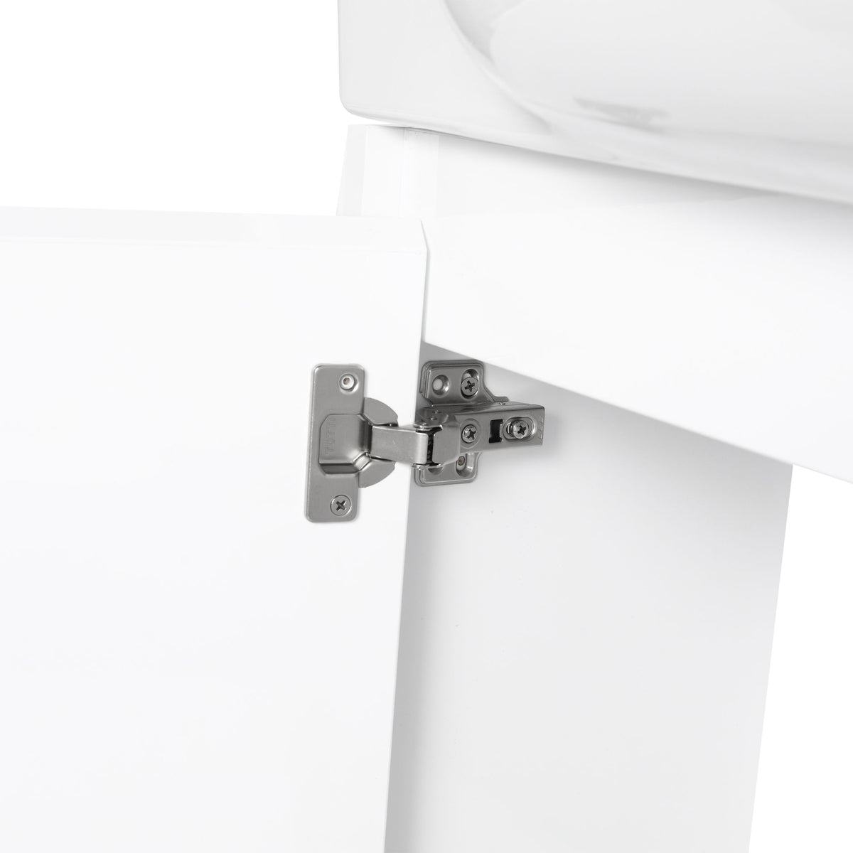 Wall Mounted Bathroom Vanity With Sink & Soft Close Door