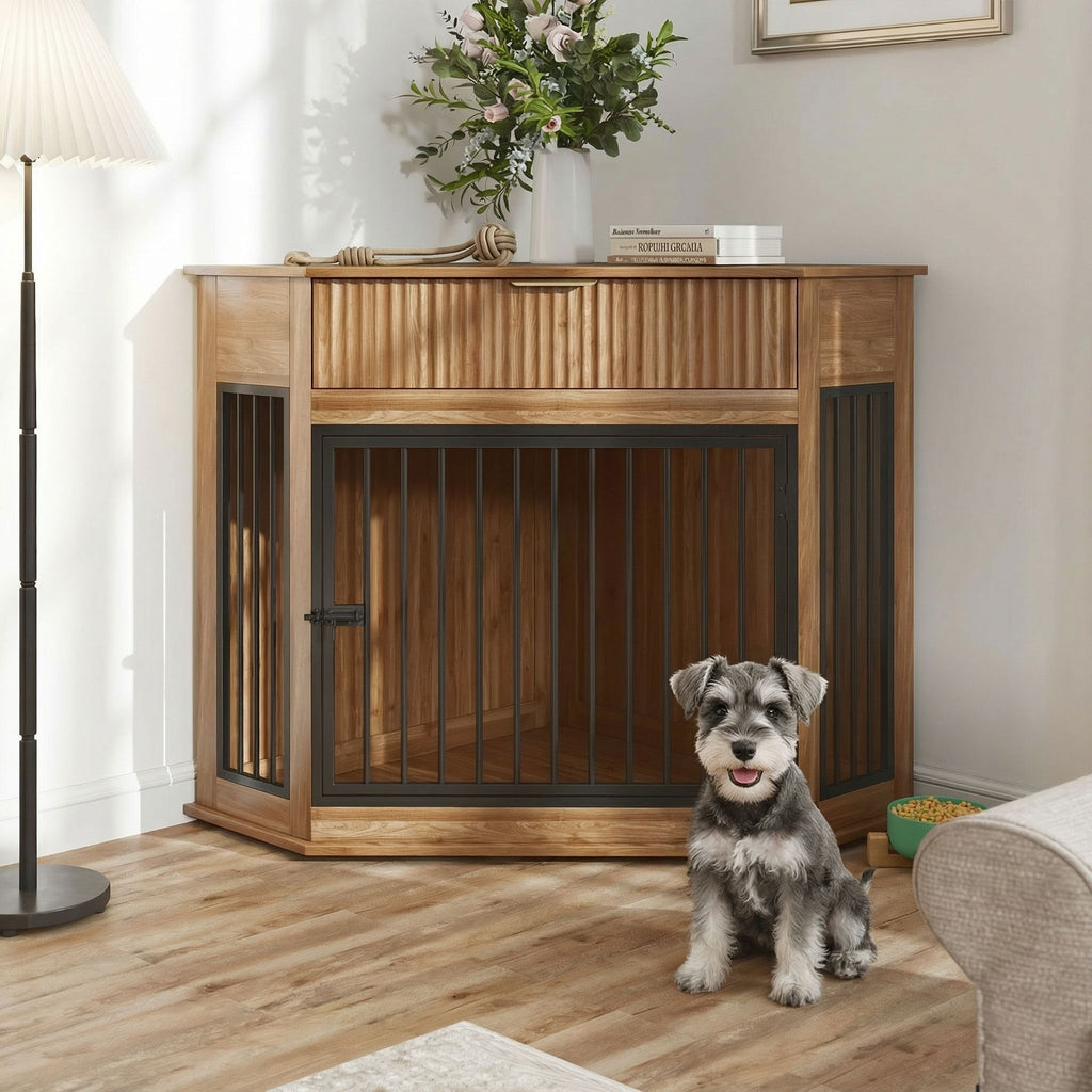 Corner Dog Crate