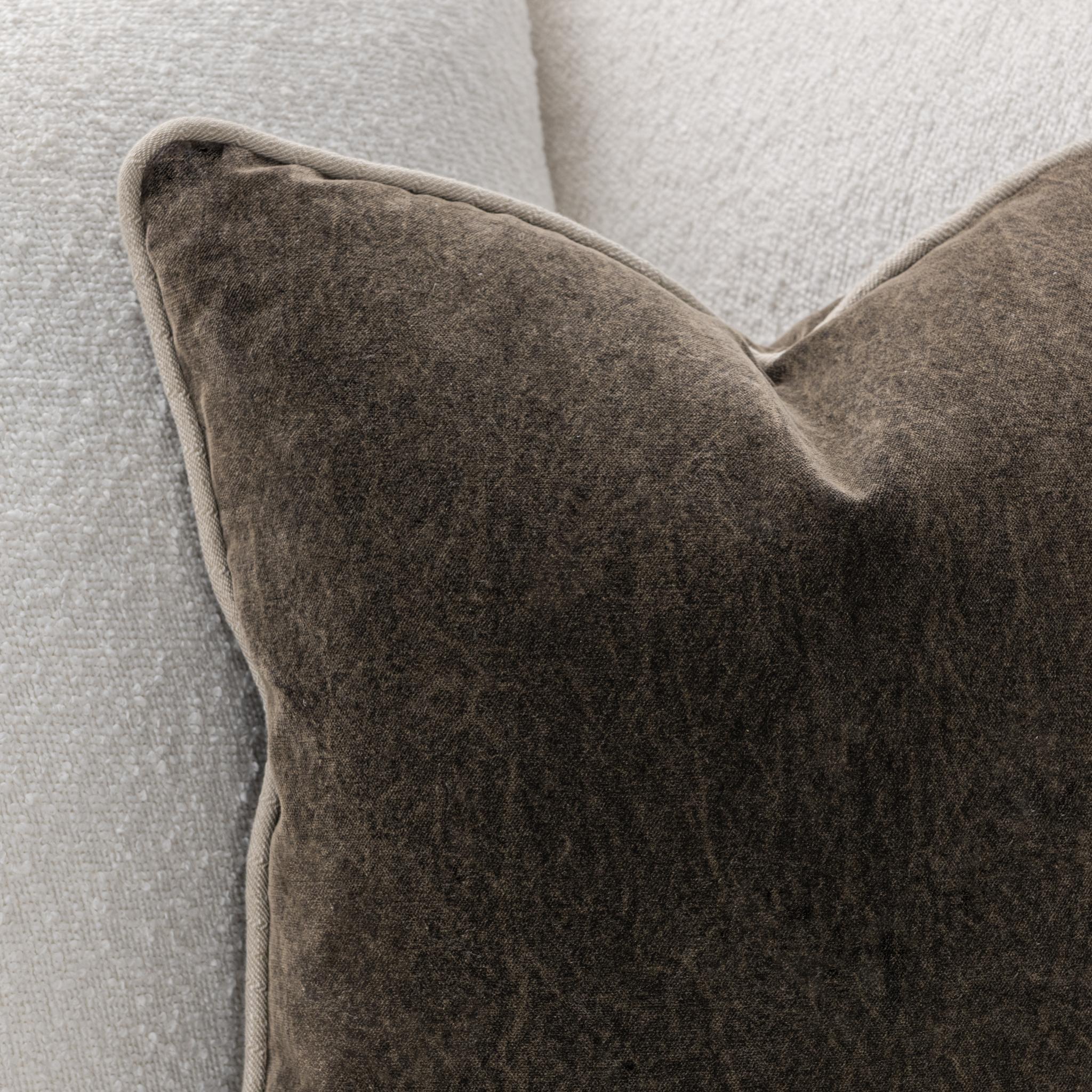 Heirloom Velvet - SLD Pillow - Dark Clove