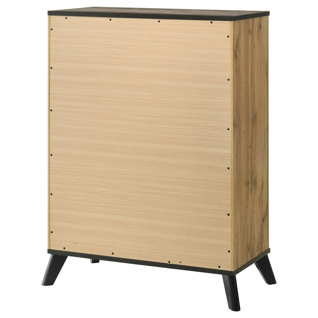 Georgina - 4 Drawer Bedroom Chest - Natural Wood