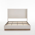 Hosford - Minimalist Upholstered Wingback Bed