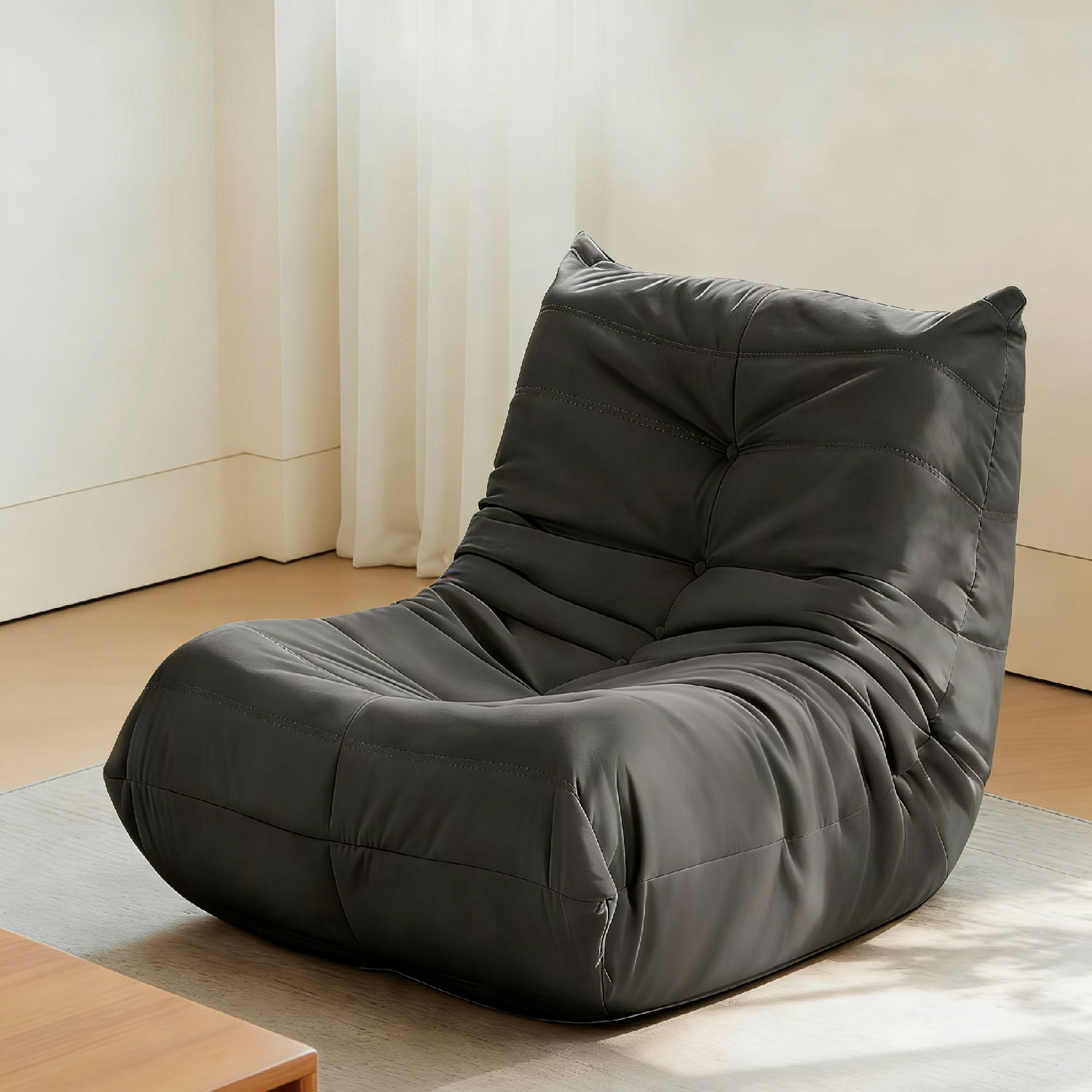 Luxury Accent Chair Button Tufted Detail, Living Room Furniture