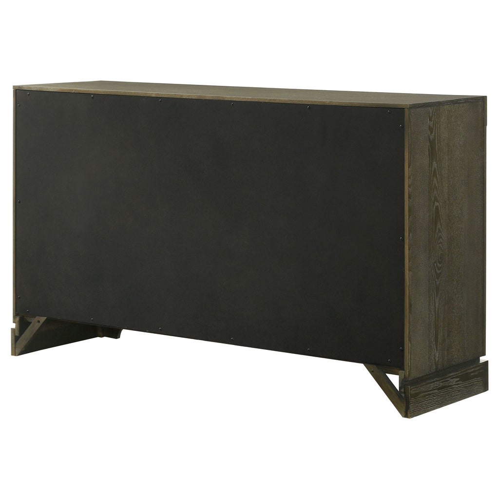 Sundance - 6 Drawer Dresser Cabinet - Dark Brown