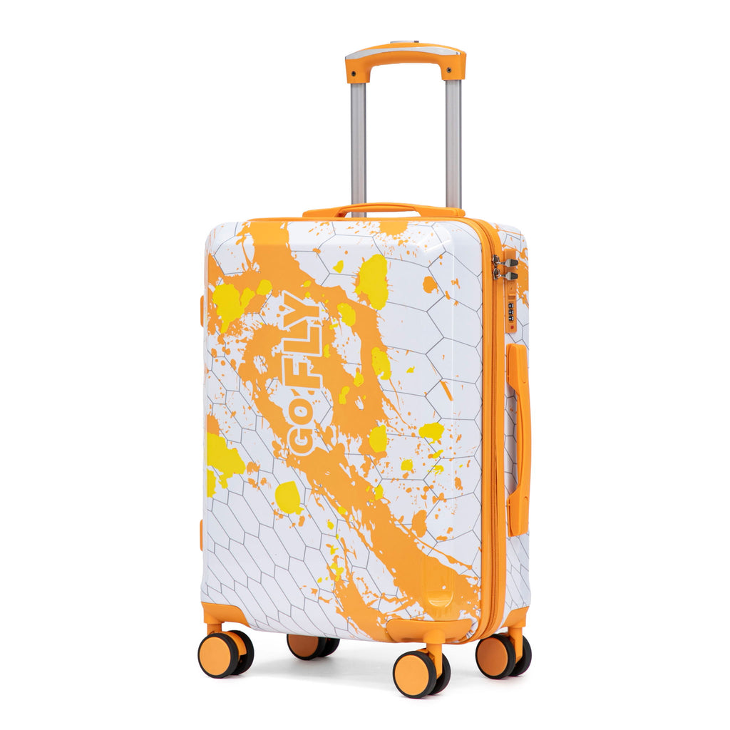 3 Piece With Combination Lock And Silent Wheels