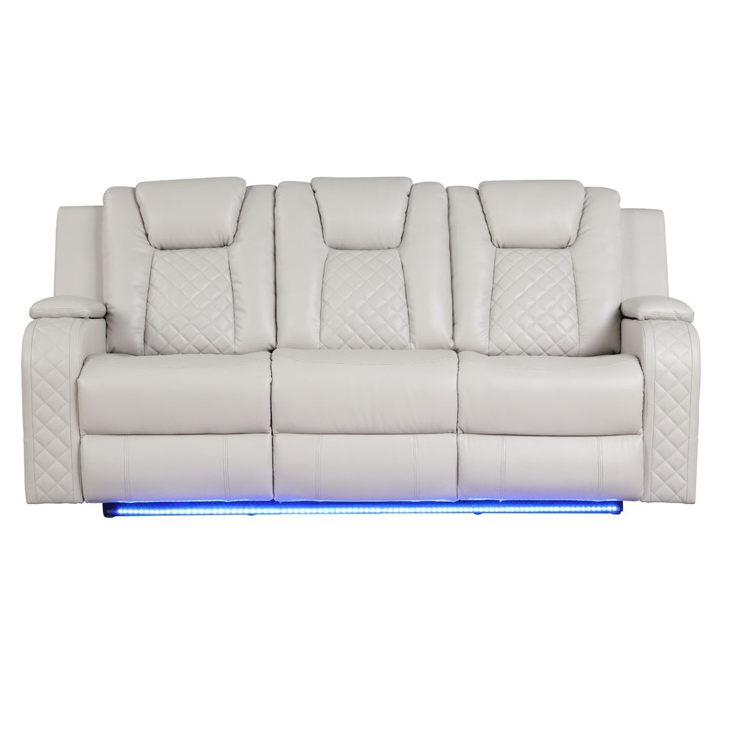 Benz - LED & Power Recliner With Adjustable Headrests And Ambient LED Lighting