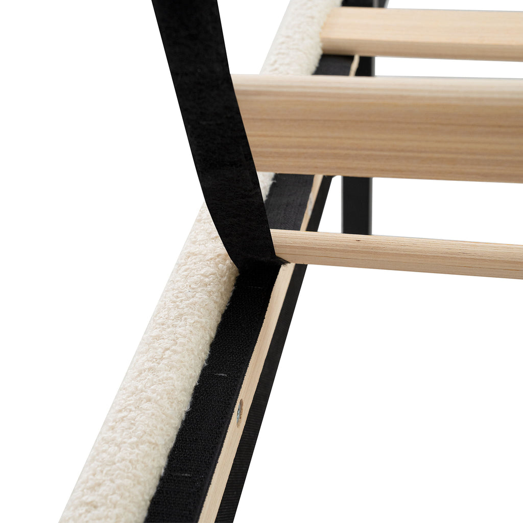 Platform Bed Frame With Tall Headboard And High Footboard