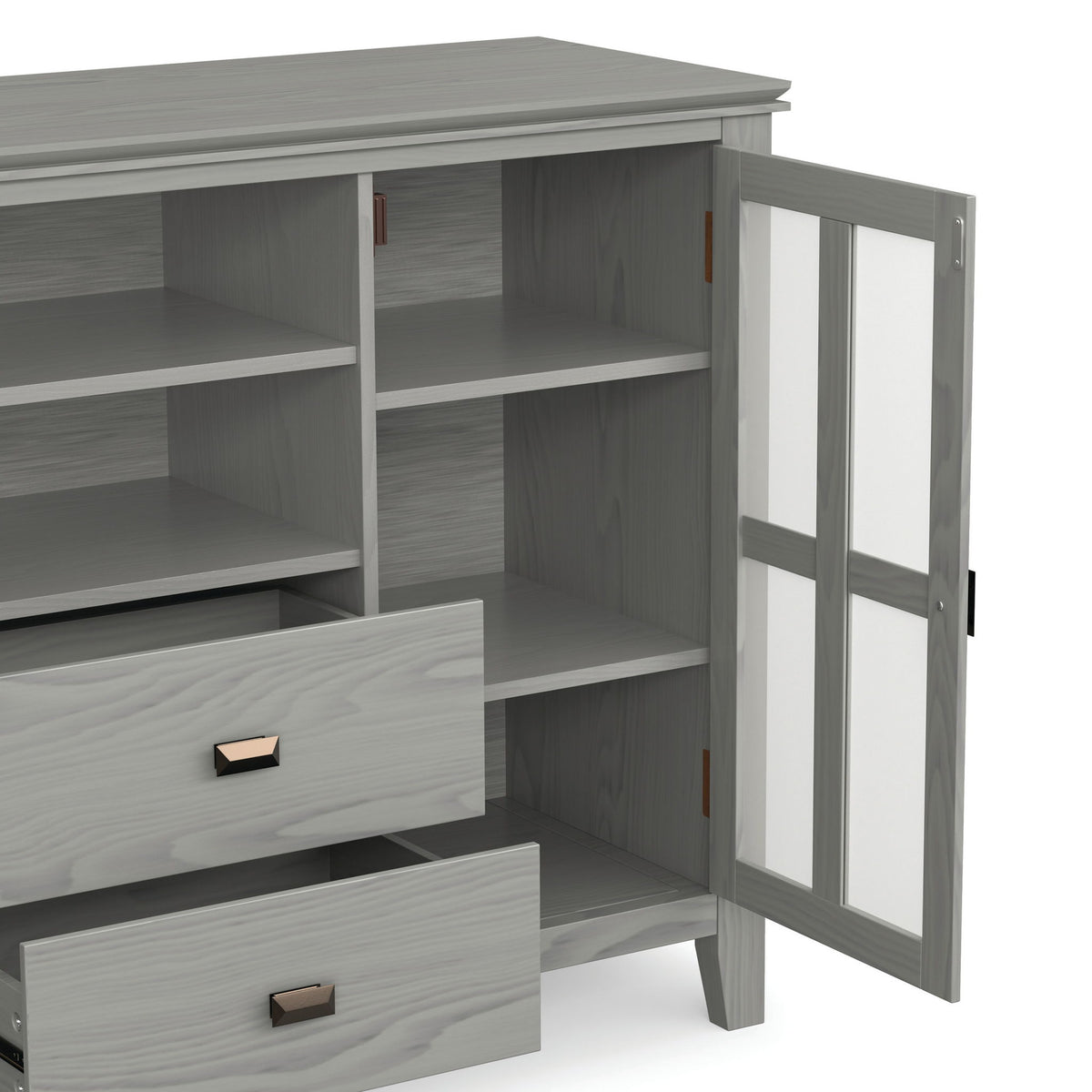 Artisan - Tall TV Media Stand - Gray