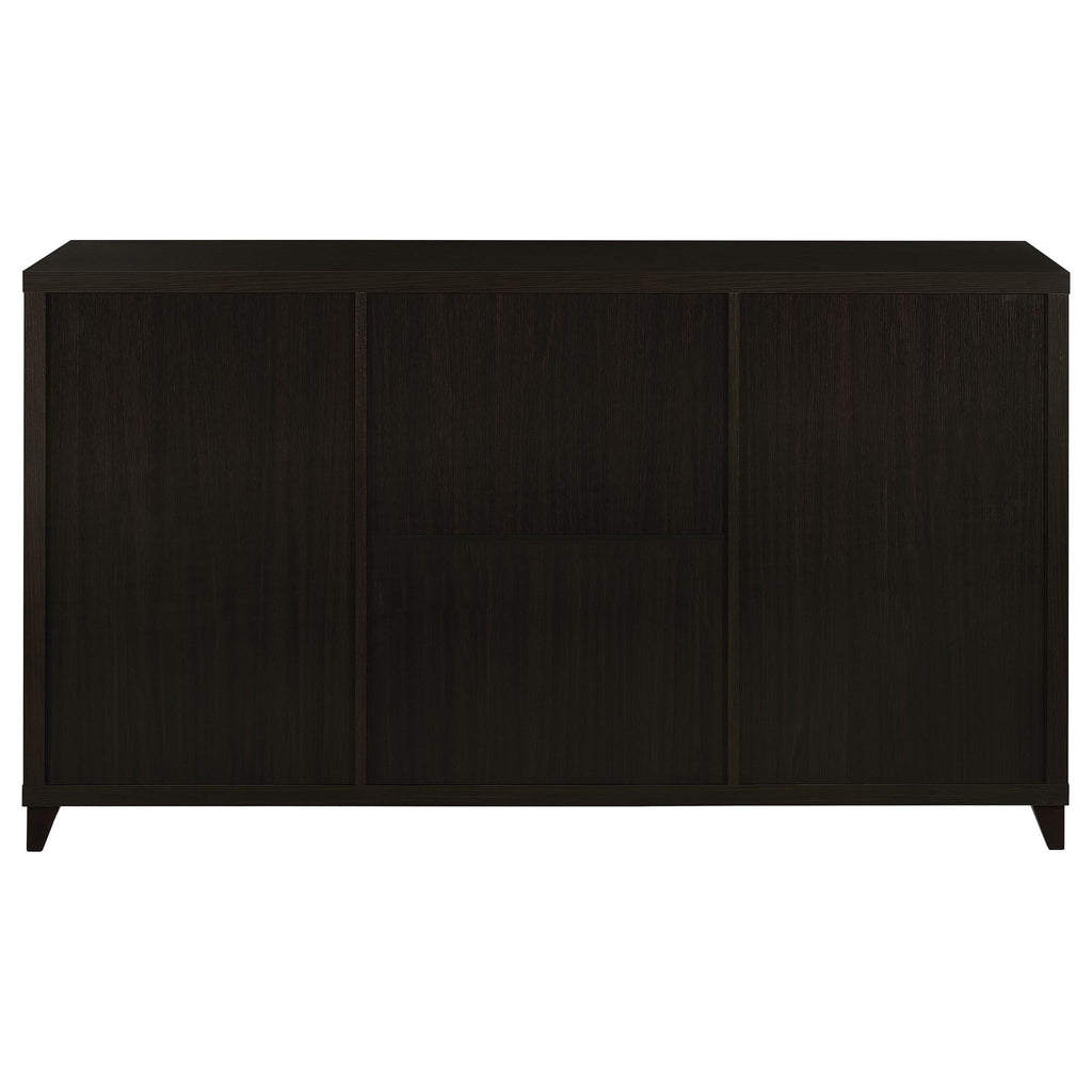 Nyler - 3 Drawer Rectangular TV Console - Cappuccino