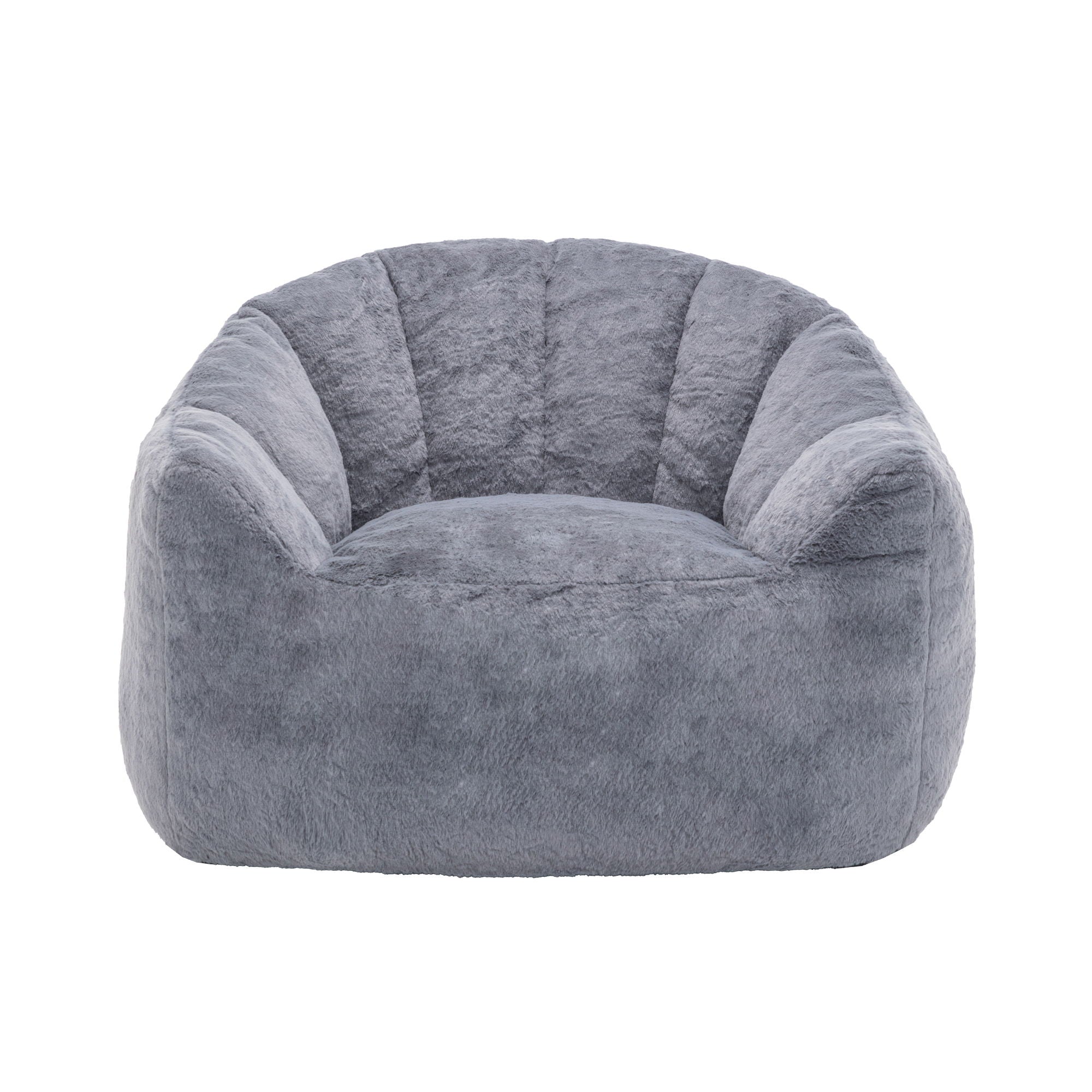 Beanbag Chair, Beanbag Sofa Chair With Armrests Stuffed High Density Foam