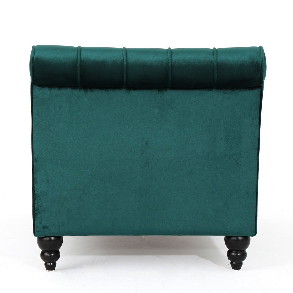 Ethereala - Upholstered Chaise Lounge With Button Tufted