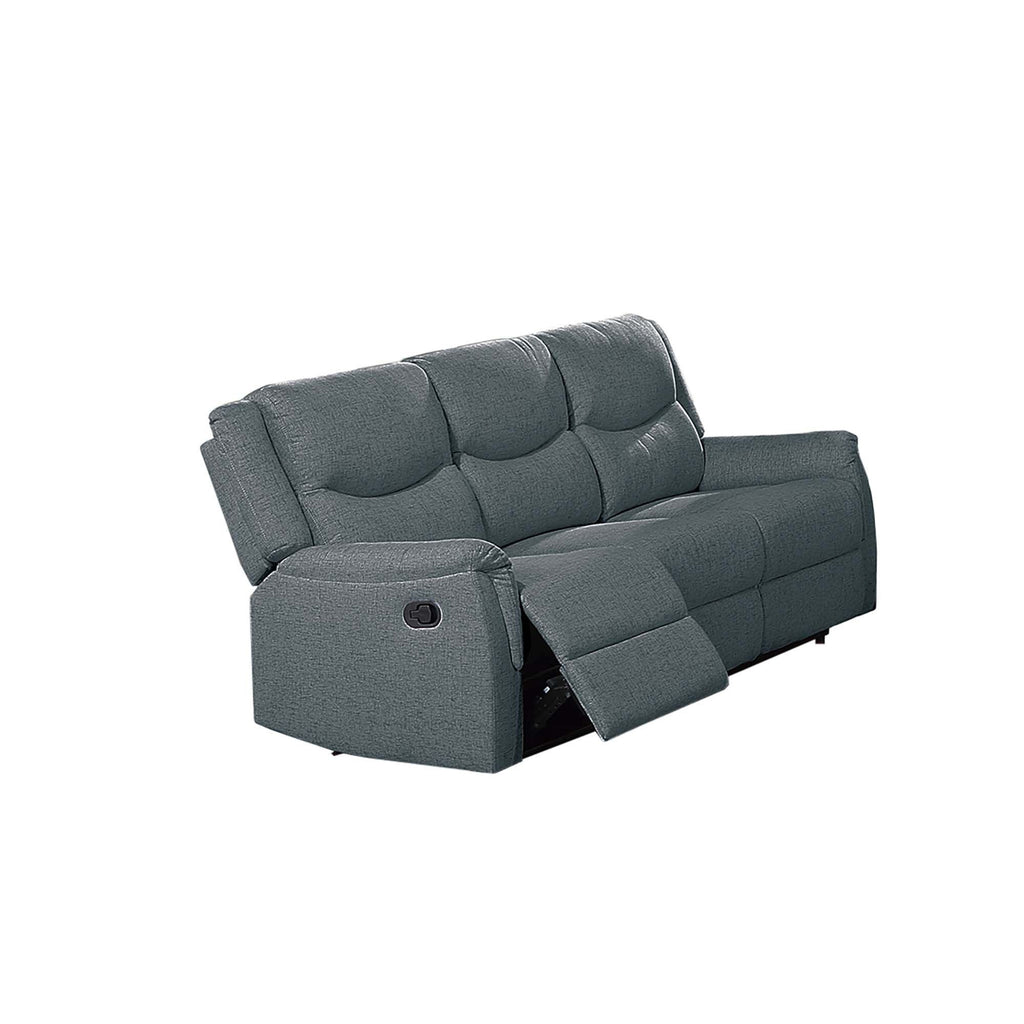 Modern Contemporary Style Recliner Sofa With Plush Armrest And Headrest