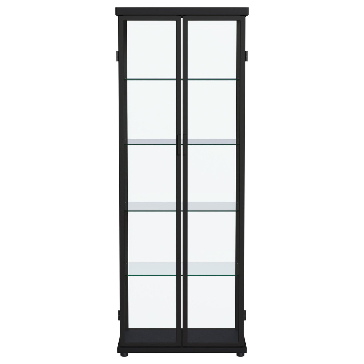 Nevra - 4 Shelf Display LED Curio Cabinet