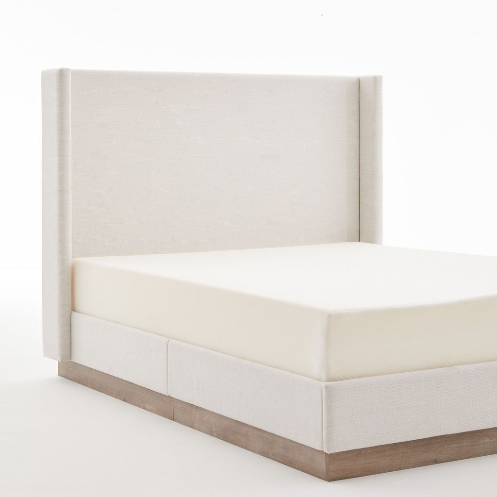 Hosford - Minimalist Upholstered Wingback Bed