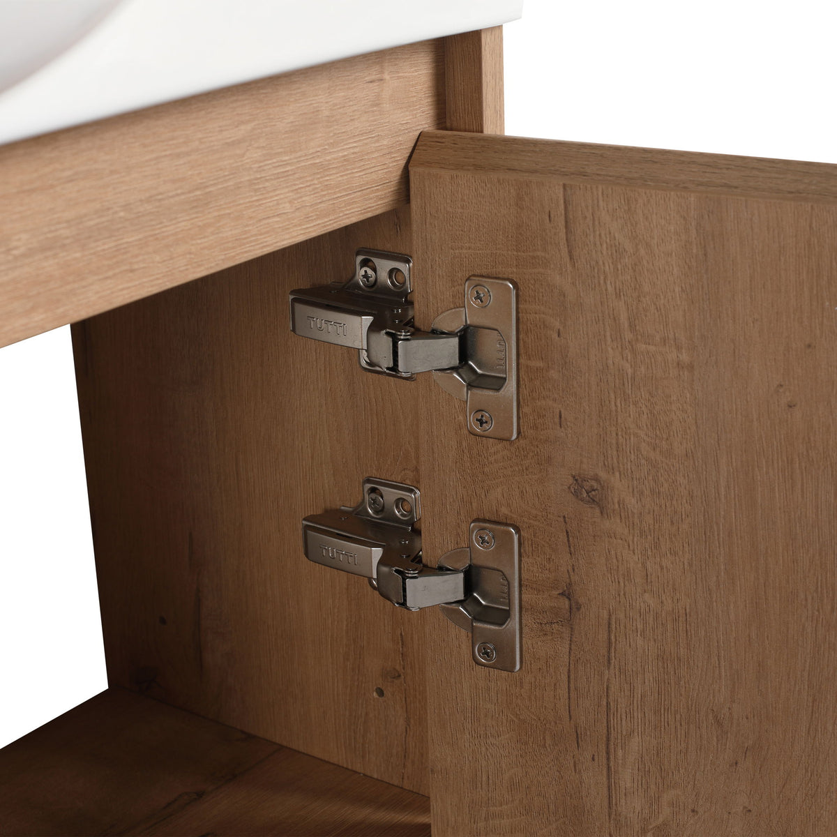 Sleek Design Freestanding Bathroom Vanity With Sink, Soft Close Door