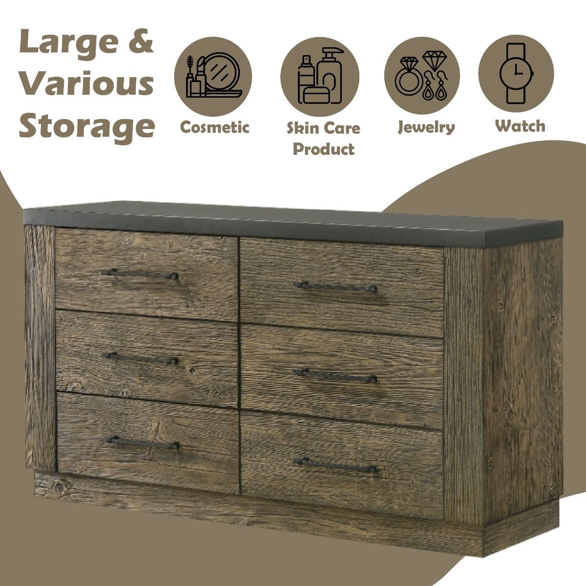 Lance - Dresser - Tree Bark