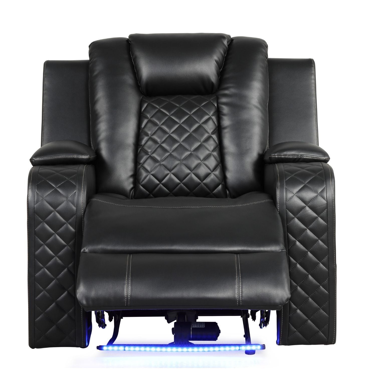 Benz - LED & Power Recliner With Adjustable Headrests And Ambient LED Lighting