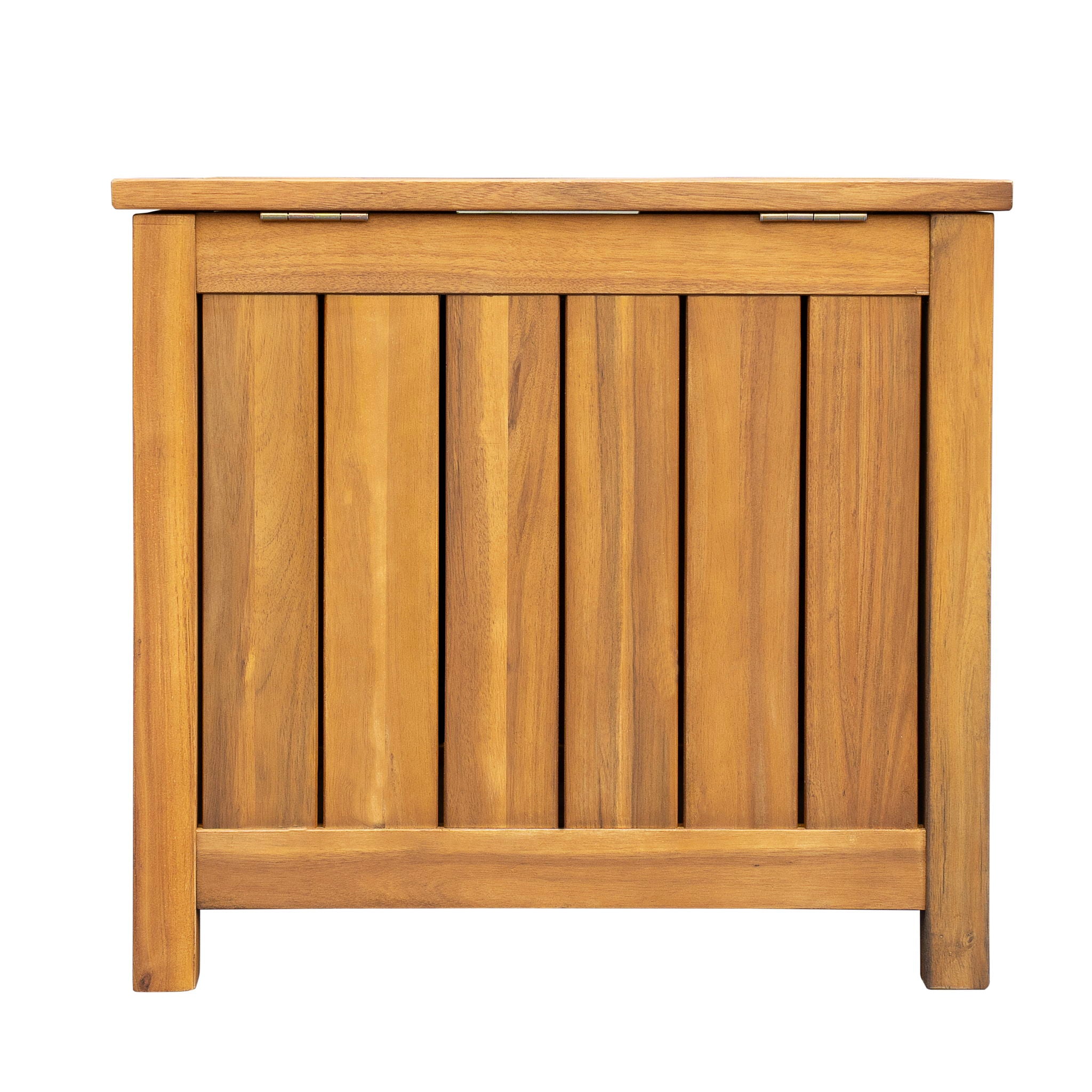 Portside - Wooden Deck Box 30 Gallons Storage Bench - Teak